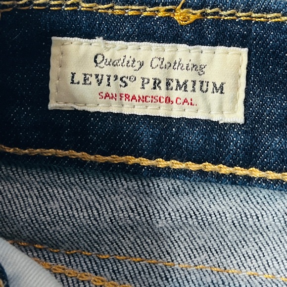 Levi’s Premium Jeans Men’s 33/34 502 Regular Taper Fit Leather Tab Classic - Picture 6 of 7